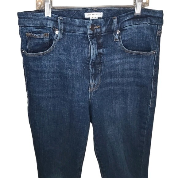 Good American Skinny Jeans with Frayed Hem NWOT - Picture 2 of 5